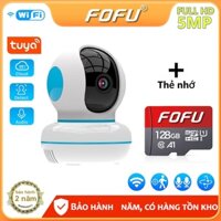 Thông Minh Độ Phân Giải Cao 5MP Tuya Smart Camera WiFi 360 độ hỗ trợ Thẻ Nhớ 32G 64G 128G chất lượng cao
