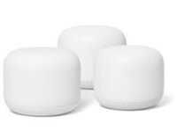 thong minh Google Nest Wifi thế hệ mới 3 pack (1 Router + 2 Point) Tích hợp trợ lý ảo Google Assistant, hàng nguyên seal