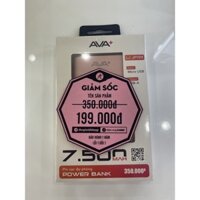 Thông số kỹ thuật Pin sạc dự phòng 7500 mAh AVA+ LJ JP199