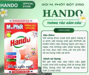Thông tắc hầm bồn cầu bể phốt 215g