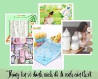 Thông tin về danh sách đồ đi sinh cần thiết