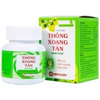 Thông Xoang Tán Nam Dược ngăn ngừa, trị viêm mũi, viêm xoang mạn tính lọ 50 viên