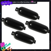 Thonglor 4 Tấm cản thuyền Bơm hơi chống va đập Chống nước màu đen Phao phao với dây thừng 1 5m cho du Thuyền đánh cá