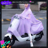 Thonglor Áo mưa đi xe máy đạp Poncho tay ga chống nước choàng cho nam nữ ride 2 u