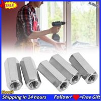 Thooth Hex Coupling Nuts đa chức năng Kích thước 5 miếng 304 Bộ thép không gỉ để bảo trì đường ống