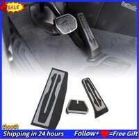 Thooth Miếng đệm bàn đạp chân không trượt được thiết lập cho 1 Series 3 Thép không gỉ Tổ chức Tăng tốc phanh chân phanh Mũ chân