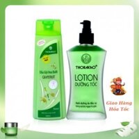 Thorakao combo dầu gội bưởi 400ml và tinh dầu bưởi lotion dưỡng tóc 120ml