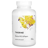 Thorne Betaine HCL & Pepsin 225 Capsules