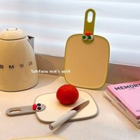 Thớt Bé Chống Sữa Trái Cây Kháng Khuẩn Hộ Gia Đình Nhà Bếp Thớt Thực Phẩm Cho Bé Thớt Bổ Sung Thớt Nhựa Hai Mặt Thớt