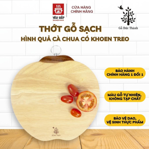 Thớt cà chua Gỗ Đức Thành 02831