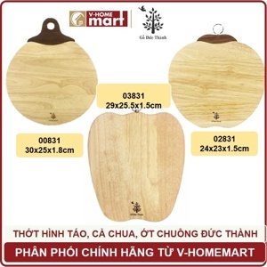 Thớt cà chua Gỗ Đức Thành 02831