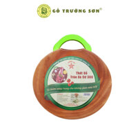 Thớt Chặt Gỗ Xà Cừ Dày 3.5 cm Hình Tròn, Gỗ Nguyên Khối – Đồ Gỗ Nhà Bếp Thương Hiệu Trường Sơn