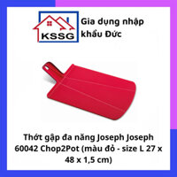 Thớt gập đa năng Joseph Joseph 60042 Chop2Pot - Rot VE 4 (màu đỏ - size L 27 x 48 x 1,5cm)