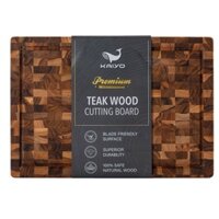 Thớt gỗ cao cấp teak KAIYO, vuông