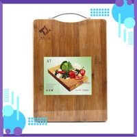 Thớt gỗ cao su tự nhiên hình chữ nhật mỏng