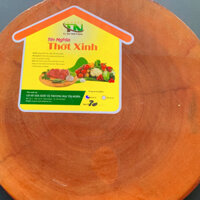 Thớt Gỗ Chặt 30cm Gỗ Xà Cừ Nguyên Khối Bền Đẹp TÍN NGHĨA