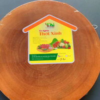 Thớt Gỗ Chặt 32cm Gỗ Xà Cừ Nguyên Khối Bền Đẹp TÍN NGHĨA