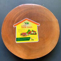 Thớt Gỗ Chặt 34cm Gỗ Xà Cừ Nguyên Khối Bền Đẹp TÍN NGHĨA