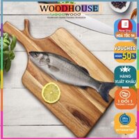 Thớt gỗ Chef Teak Đẳng Cấp Âu Mỹ 450x250x25 mm- Dùng Cắt Thái Chặt Hoặc Trang Trí Thức Ăn Goodwood