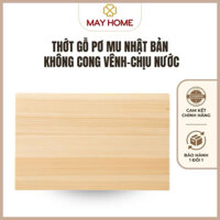Thớt gỗ Hinoki Nhật Bản kháng khuẩn, dùng cho máy rửa bát không cong vênh chịu nước chịu nhiệt
