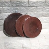 Thớt gỗ me sừn tròn gỗ tốt thớt dùng để chặt thịt thái hàng loại 1 - Tiện Ích Việt