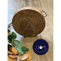 Thớt gỗ nghiến 29x5cm tây bắc nguyên khối 100%, thớt gỗ không tâm nguyên khối độ bền cao