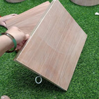THỚT GỖ NGHIẾN CHỮ NHẬT -  18*21*1cm - Thớt thái