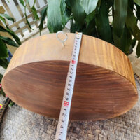 Thớt gỗ nghiến đá Tây Bắc Tròn vuông Full size thớt gỗ tròn để băm chặt đồ ăn. Cam kết không nứt, không mủn, đổ nảy cao