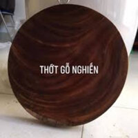 Thớt gỗ nghiến đá Tròn vuông Full size thớt gỗ băm chặt nhà hàng. Cam kết không nứt, không mủn, đổ nảy cao