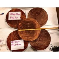 Thớt Gỗ Nghiến Dày 7cm- Nghiến Đẹp Đông Bắc Tuyển Chọn -D37cm