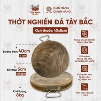 Thớt gỗ nghiến Tây Bắc đường kính 40cm Thớt Nghiến đá Tây Bắc Đa Năng Băm Chặt Thoải Mái