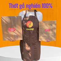 Thớt gỗ nghiến tự nhiên hình chữ nhật dùng thái