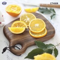 Thớt gỗ óc chó nhập khẩu Mỹ - trang trí món ăn/ bít tết/ pizza/ phụ kiện ảnh - CTH508