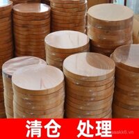 Thớt gỗ sắt nhập khẩu, thớt gỗ nguyên khối, tròn, dày, gỗ nguyên khối, lớn và nhỏ, chống nấm mốc cho nhà bếp
