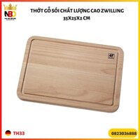 THỚT GỖ SỒI CHẤT LƯỢNG CAO ZWILLING 35x25x2 CM (1002284)