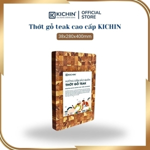 Thớt gỗ Teak đầu cây KATANA cỡ vừa KT05