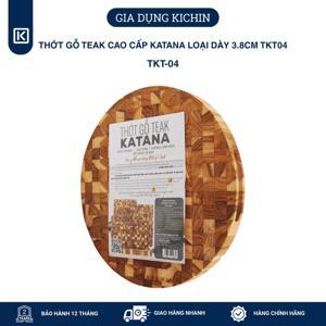 Thớt gỗ teak KATANA loại dày TKT04