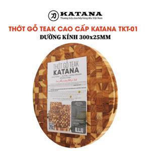 Thớt gỗ teak KATANA loại mỏng TKT01