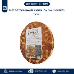Thớt gỗ teak KATANA loại mỏng TKT01
