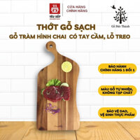 Thớt Gỗ Tràm Hình Chiếc Chai Xinh Xắn Gỗ Đức Thành 13031 - Dụng Cụ Nhà Bếp, Decor Trang Trí Đồ Ăn, Trái Cây, Tráng Miệng