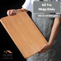 Thớt Gỗ Tre Nhập khẩu Cao Cấp INS TRE19, Thớt Gỗ Tre Kháng Khuẩn Chống Nấm Mốc Có Khuy Treo