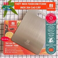 Thớt inox 304 cao cấp 💥 𝗚𝗜𝗔́ 𝗦𝗔̣̂𝗣 𝗦𝗔̀𝗡 💥 Thớt Inox Foodcom FC008 An toàn cho sức khỏe  - Made in VN CCHome FC001