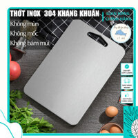 Thớt INOX 304 Cao Cấp, Thớt Kháng Khuẩn Dễ Dàng Lau Chùi Không Lo Xước Không Ăn Mòn - Tổng Kho Gia Dụng Lê Hà