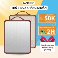 Thớt inox 304 kháng khuẩn, thớt inox cao cấp không gỉ chống nấm mốc chống xước dễ dàng lau chùi