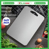 Thớt inox SUS304 kháng khuẩn, khử mùi, chống nấm mốc, cường lực - thớt chặt, thái thức ăn, thực phẩm tốt, an toàn