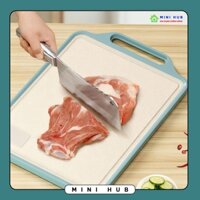 Thớt kháng khuẩn 2 mặt, inox 304 & nhựa PP, dùng thái rau củ, thực phẩm cao cấp không rỉ