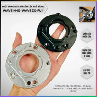 Thớt Lòng Đĩa Lõm Xe Wave Nhỏ, ZX, Future 5 Lỗ Lõm Lên 4 Lỗ Bằng - Mẫu CNC 2 Tầng