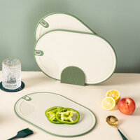 Thớt Lúa Mạch SmartChoice Kháng Khuẩn, Set 3 Thớt Nhựa Nhà Bếp Cao Cấp An Toàn Sức Khoẻ - Trà sữa