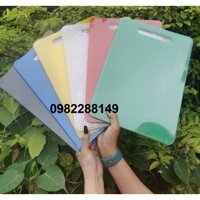 THỚT NHỰA 35x25cm Dày 1cm CÓ 6 MÀU.