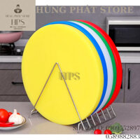 Thớt nhựa công nghiệp tròn nhựa LDPE cao cấp kháng khuẩn đường kính 40cm